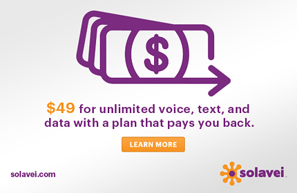 $49 for unlimited voice, text, and data with a plan that pays you back.